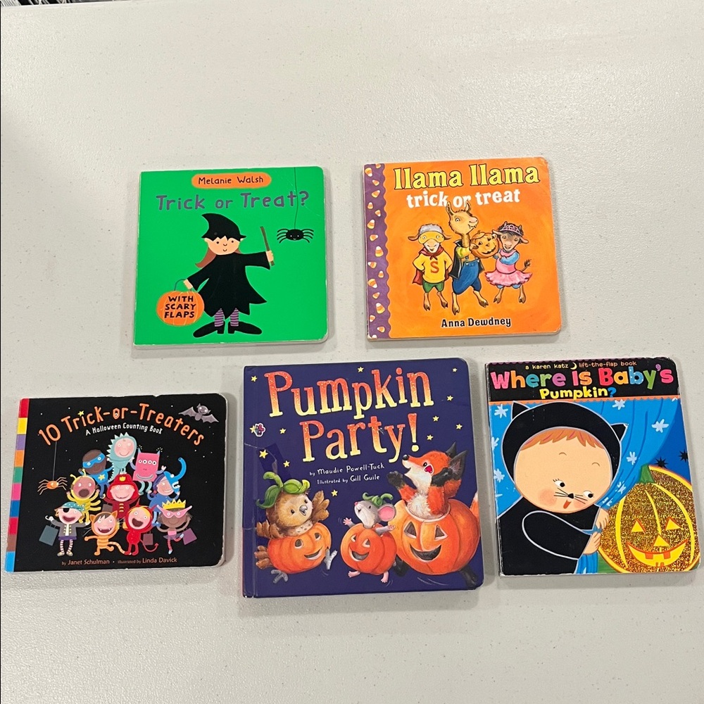 5 Halloween Board Books